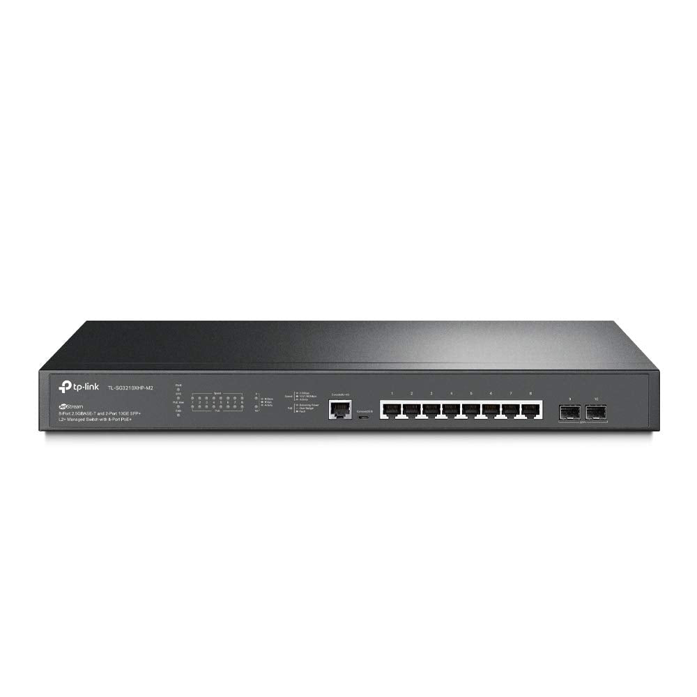 TP-Link TL-SG3210XHP-M2 Switch Gestionado Jetstream L2/L3 8 Puertos Ethernet 2.5G PoE+ 2 SFP+