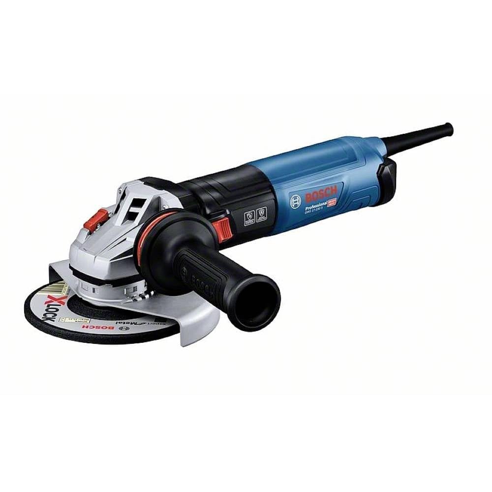 Bosch Professional GWS 17-150 S - Amoladora angular (1700 W, 9700 rpm, Ø 150 mm, vel. regulable, Antivibration, KickBack Control)