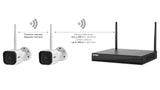 Vimar 46KIT.036C Kit Wi-Fi 3Mpx + 2camáras Bullet 3.6mm