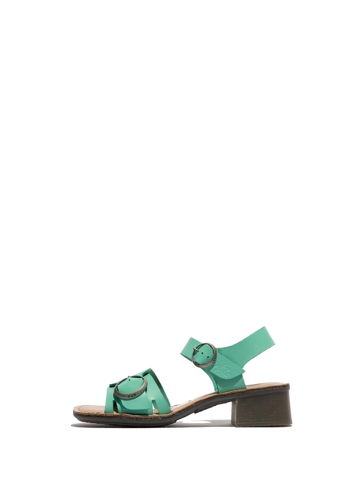 Fly London EBLI238FLY, Sandalias Mujer, Spearmint/Natural, 38 EU