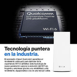 Linksys Velop MX4200 sistema WiFi 6 mesh tribanda (AX4200), router WLAN, repetidor, extensor con hasta 260 m² de cobertura, 3,5 veces más veloz, más de 40 dispositivos, paquete de 1, blanco