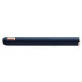 LAMY Dialog cc 081 – Pluma estilográfica noble en acabado de pintura azul mate con mecanismo de giro y totalmente retráctil parcialmente platino de 14 quilates, pluma de oro rosa, grosor de la pluma F