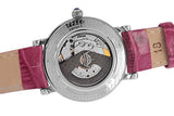 Yonger & Bresson - Reloj automático para Mujer, Correa de Cuero Color Rosa
