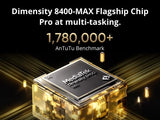 realme GT 7T 5G Smartphone,12+256GB, Batería de 7000 mAh,Carga de 120W,Procesador Dimensity 8400-MAX,IMX896 50MP Cámara,AI Planner,Pantalla Pro-Esports de 6000 nits120Hz,IP69,Azul