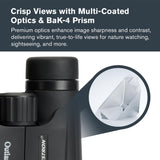 Celestron 71346 8 x 42 Outland X: prismáticos, negro