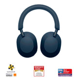Sony WH-1000XM5 Auriculares de Diadema inalámbricos Premium con Noise Cancelling, Bluetooth, Llamadas, Hi-Res, 30 h de batería, Incluye Estuche rígido, iOS, Android - Azul Medianoche