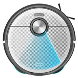Cecotec Robot Aspirador y Friegasuelos con Base Autovaciado y App Conga 20090 ProAI InfinitySoap Cut&SPA Essential. 8000Pa, Tecnología Láser, Detección de Objetos, Tecnología Hair Cutting
