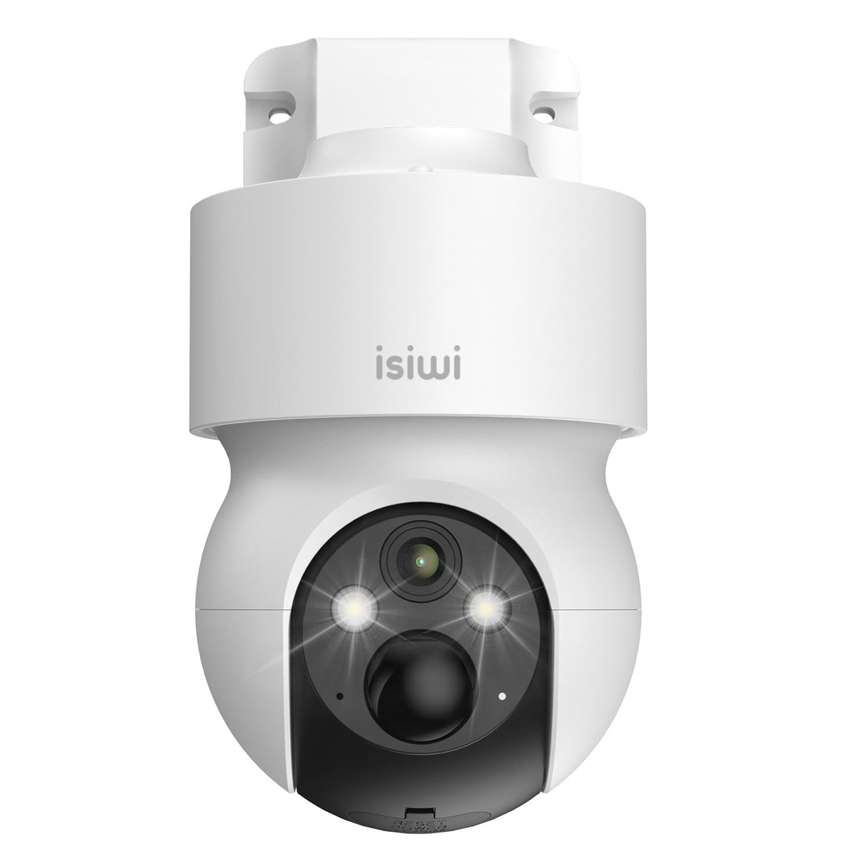 Isiwi Redi+ - Cámara motorizada 4G para Uso Externo a batería con SIM, vigilancia inalámbrica, 3 MP, Tarjeta SD, IP65, detección Humana PIR, Audio, Compatible con Alexa/Google, aplicación para