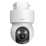 Isiwi Redi+ - Cámara motorizada 4G para Uso Externo a batería con SIM, vigilancia inalámbrica, 3 MP, Tarjeta SD, IP65, detección Humana PIR, Audio, Compatible con Alexa/Google, aplicación para