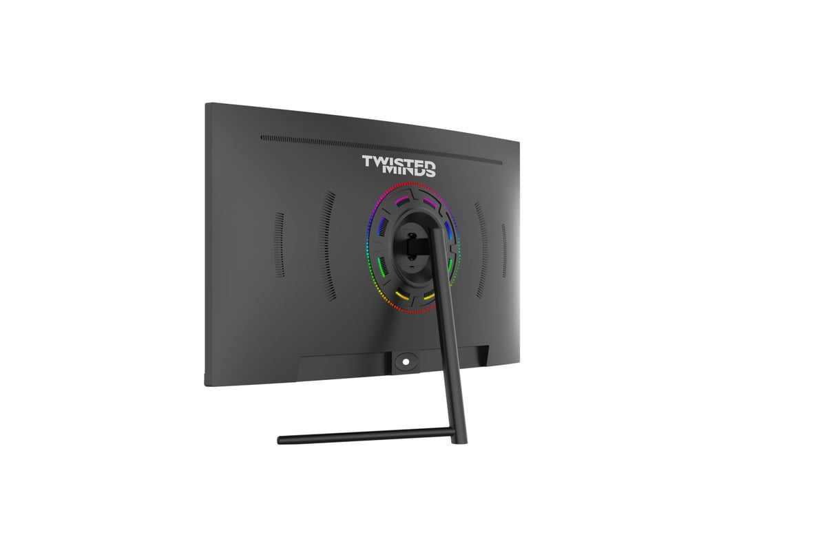Twisted Minds Monitor para Gaming, Pantalla de 32 Pulgadas Fast VA - Resolución 1920 x 1080 FHD, frecuencia actualización 180 Hz, relación Aspecto 16:9, Tiempo Respuesta 1 ms - Negro (TM32CFHD180VA)