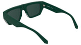 CALVIN KLEIN JEANS CKJ25619S Sunglasses, Green, Talla única Unisex Adulto