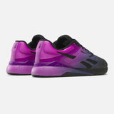 Reebok Nano X5, Zapatillas Mujer, Black/Twilight Purple/Purple Rave, 36 EU