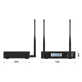 Audibax AWM 402 Sistema Inalámbrico Micrófono Lavalier de 4 Canales UHF