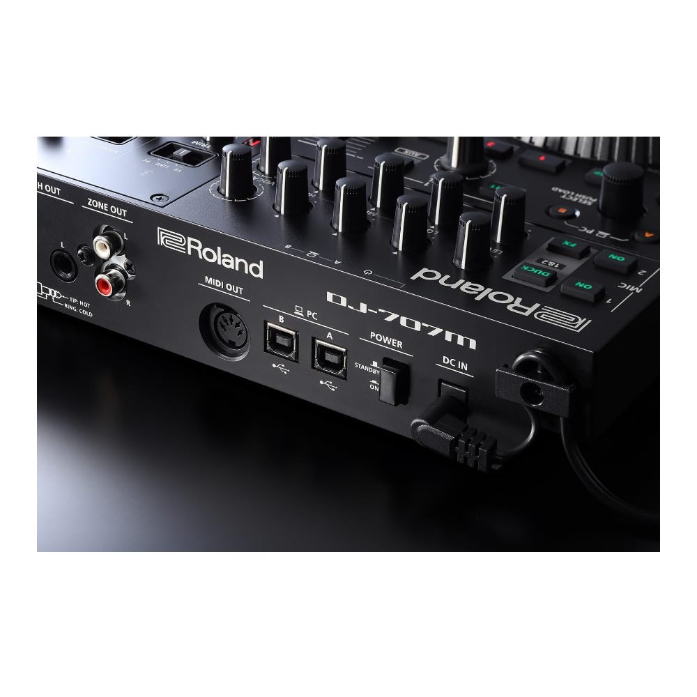 Controlador de DJ Roland DJ-707M — Una consola de sonido con livestreaming integrado