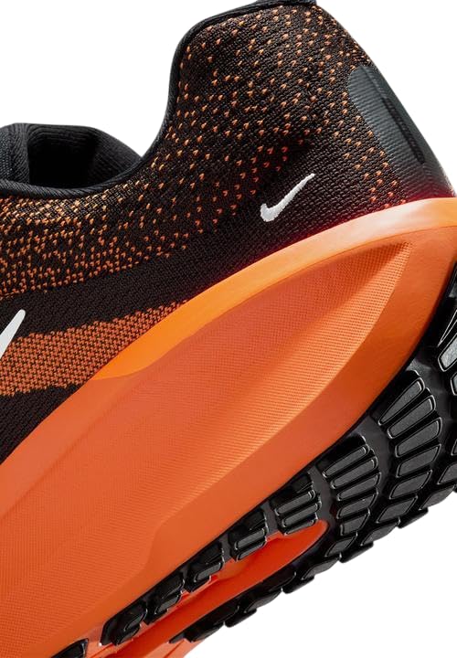 Nike Winflo 11 Straßenlaufschuh für Herren, Zapatillas para Correr Hombre, Black White Anthracite Total Orange, 44 EU