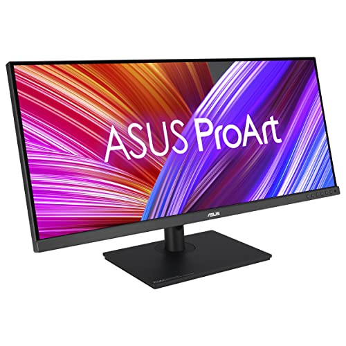 ASUS ProArt Display PA348CGV - Monitor Profesional de 34" (IPS, 21:9, UWQHD (3440 x 1440), precisión de Color ΔE < 2, Calman, 98% DCI-P3, USB-C, 120Hz, FreeSync Premium Pro, Soporte ergonómico)