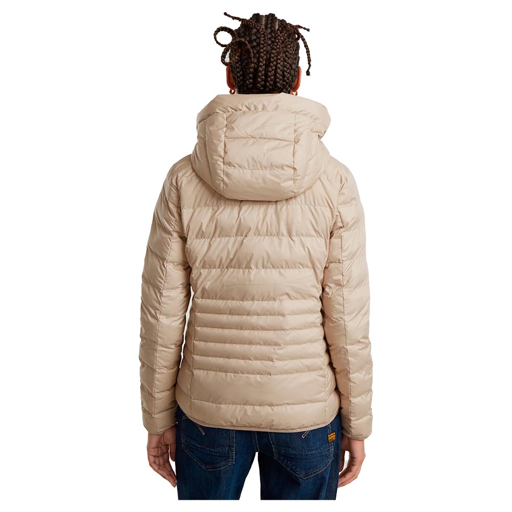 G-STAR Para Mujer Light Weight Hooded Padded Jacket, Beige (sandstorm D25191-B958-B736), XS