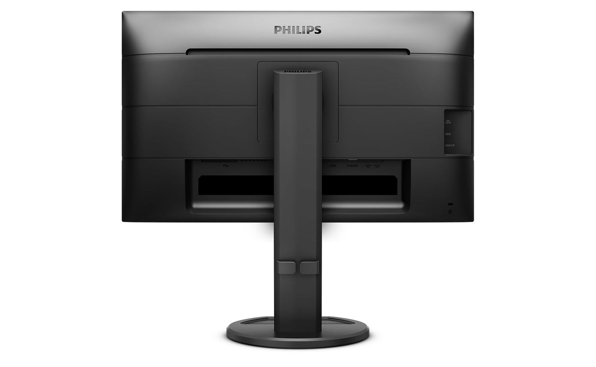 Philips 240B9 Monitor 24 Pulgadas FHD, 75Hz, IPS, 4 ms GtG, Altura Ajustable, Altavoces (1920x1200, 1x HDMI 1.4, 1x DP 1.2, USB-Hub), Negro