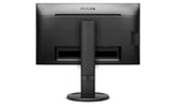 Philips 240B9 Monitor 24 Pulgadas FHD, 75Hz, IPS, 4 ms GtG, Altura Ajustable, Altavoces (1920x1200, 1x HDMI 1.4, 1x DP 1.2, USB-Hub), Negro