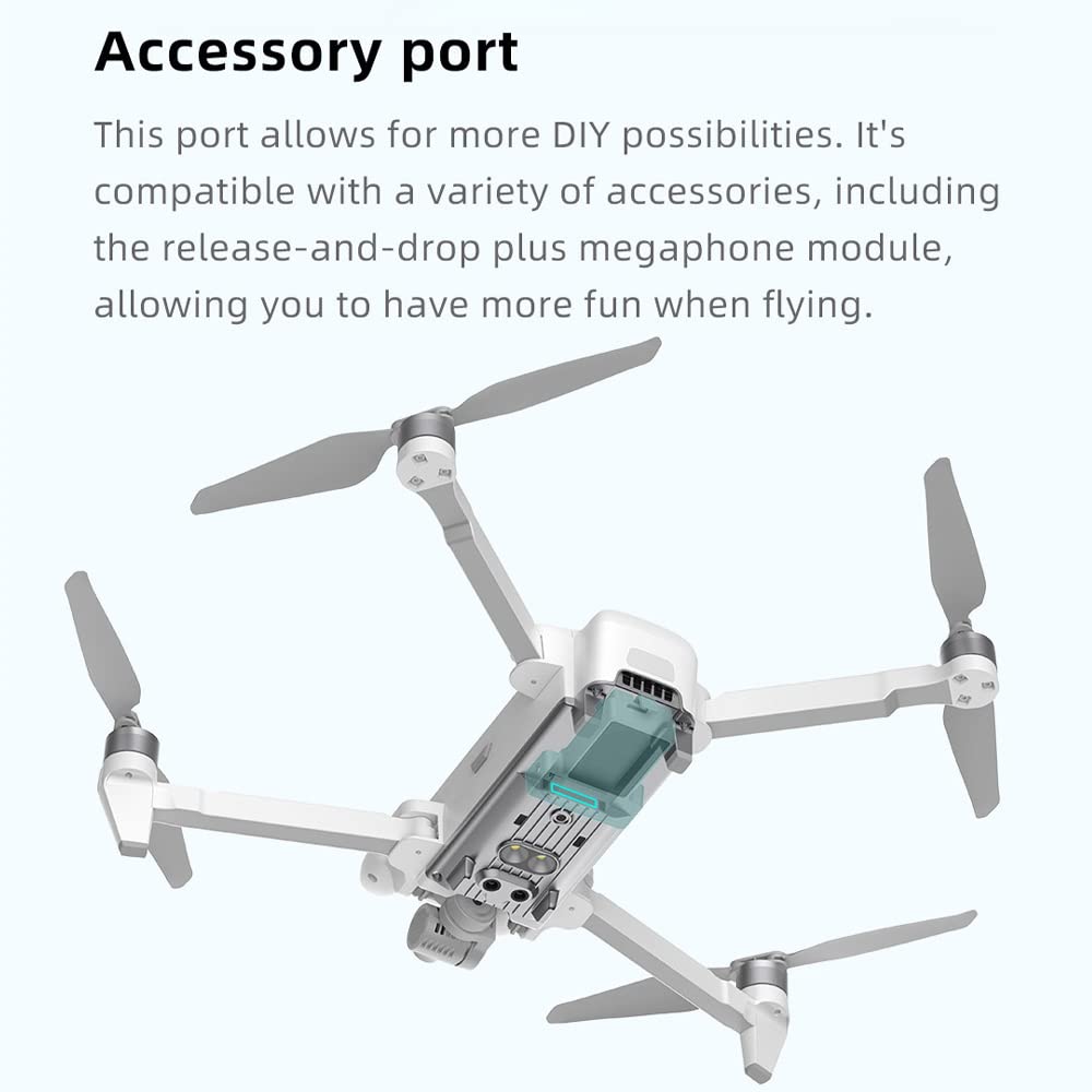 FIMI X8SE 2022 V2 Drones con Cámara EIS 4K HD, 10km Distancia Control, 3 Ejes Cardán, GPS Retorno Inteligente, 35mins Duracion Del Vuelo, Profesional FPV Quadcopter RC Drone (2 Pilas+Altavoces)