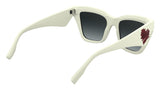 KARL LAGERFELD KL6184S Gafas, White, 53-140-19 Unisex Adulto