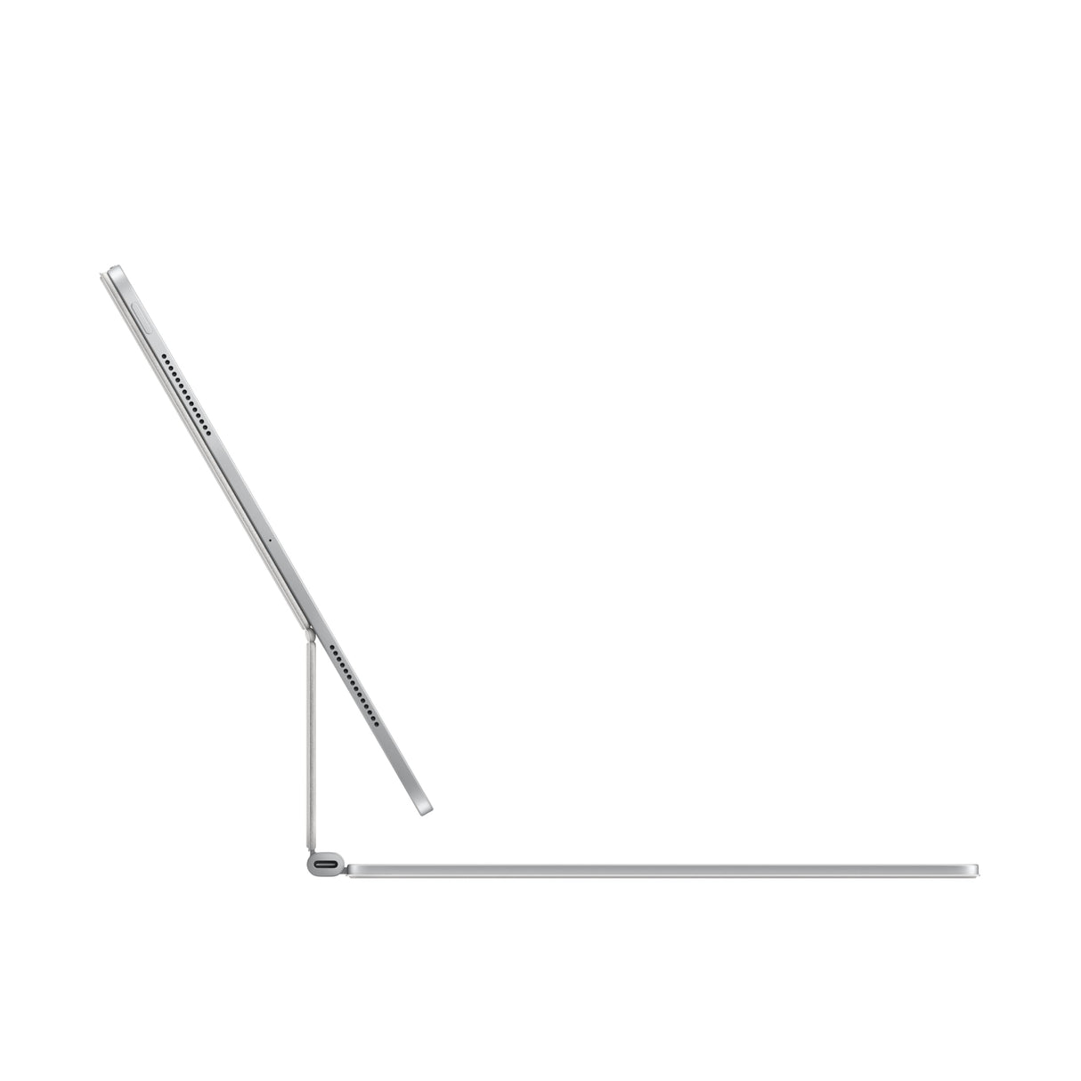 Apple Magic Keyboard para el iPad Pro de 13 Pulgadas (M4): Comodidad para Escribir, trackpad Integrado y Teclas de función, Inglés Estadounidense - Blanco 