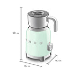 Smeg MFF11PGEU milk frother 50`s Style pastellgrün