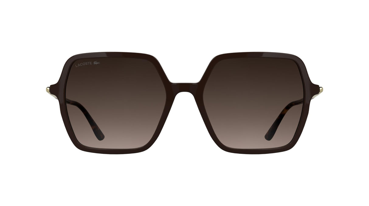 Lacoste Women's Sunglasses L6079S - Burgundy with Gradient Brown Lens