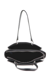 Tommy Hilfiger Mujer Bolso Tote TH Emblem Work Tote con Cremallera, Negro (Black), Talla Única