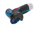Bosch Professional 12V System GWS 12V-76 - Amoladora angular a batería (Ø 76 mm, 19500 rpm, 3 discos, sin batería, en L-BOXX)