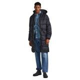 Pepe Jeans Blai Puffer Parka, Negro (Black), S para Hombre