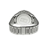 Tommy Hilfiger Reloj Analógico de Cuarzo multifunción para Hombre con Correa en Acero Inoxidable Plateada - 1791104