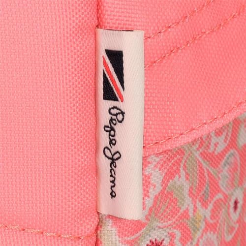 Pepe Jeans Nahid Mochila Compact 2 Ruedas Rosa 32x43x21 cms Poliéster by Joumma Bags