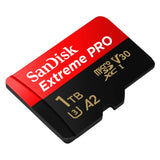 SanDisk Extreme PRO 1TB tarjeta microSDXC + adaptador SD + RescuePro Deluxe, hasta 200 MB/s, con Clase A2 de rendimiento de las aplicaciones UHS-I Class 10 U3 V30