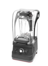 HENDI Batidora profesional con cubierta insonorizada, control manual, jarra de policarbonato resistente al calor y frío, velocidad variable, 230V, 1680W, 250x300x(H)540mm, ABS, acero inoxidable