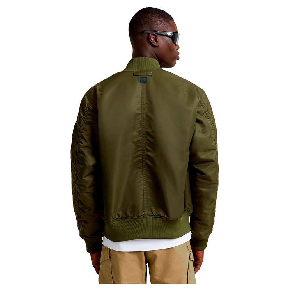 G-STAR Para Hombre Flight GA-1 Bomber Jacket, Verde (shadow olive D25370-C143-B230), XL