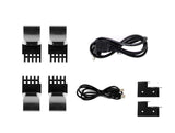 Green Cell Pro USV Rack Mount Sistema de alimentación ininterrumpida 2000 VA (1800 W) con protección contra sobretensiones 230 V Online 6X IEC320 C13-10A USB RS232
