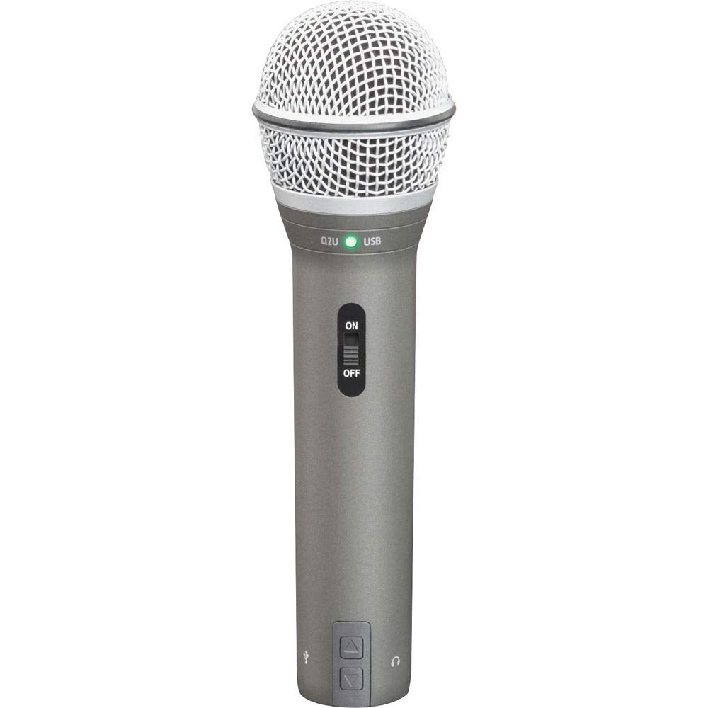 Samson Q2U Micro Dynamique - Paquete de grabación y podcasting de micrófono USB