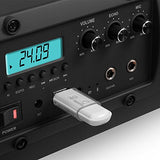 XX. Y P de 137j Altavoz Bluetooth Boom Box (NFC) con Radio FM Integrado, Entrada de batería/Audio para micrófono/Instrumento Musical/Reproductor MP3/Puerto USB Negro