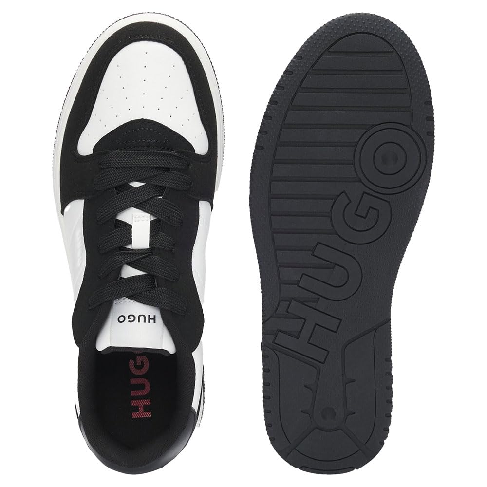 HUGO Hadrian_Tenn_pusd, Zapatillas Mujer, Open White111, 37 EU