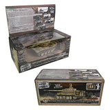 Forces of Valor Waltersons MP-912042D - Campaña Tiger I Tunisia a Escala 1:32 (Modelo de producción Inicial) Heavy King Tank de Metal Fundido a presión, Coleccionable Militar, Amarillo del Desierto