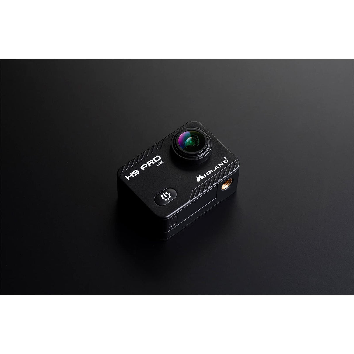 MIDLAND - Cámara Acción 4K H9 Pro WiFi con Mando a Distancia, Cámara Deportiva y Acuática 30 m, 2H de Autonomía, 30fps, Fotos 20MP, Pantalla Táctil IPS, 7 Modos de Video, Control por Smartphone