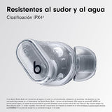 Beats Studio Buds + | Auriculares Totalmente inalámbricos con cancelación de Ruido, Mejor compatibilidad con Apple y Android, micrófono Integrado, Bluetooth, Resistencia al Sudor - Transparente
