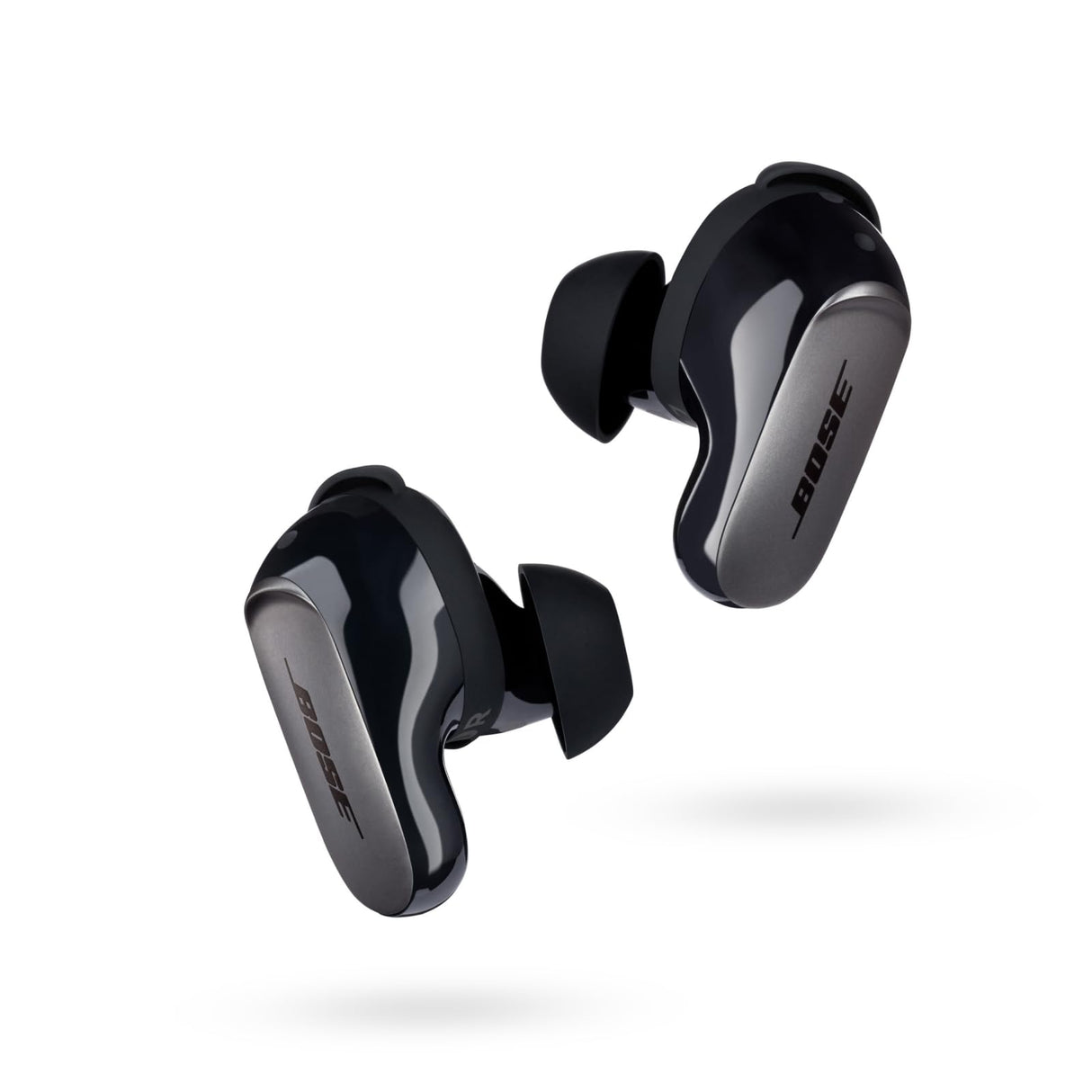 Bose QuietComfort Ultra Earbuds, Auriculares inalámbricos con cancelación de ruido, Bluetooth, Sonido espacial, Batería de larga duración, Auriculares de alta gama para hacer deporte, Negro