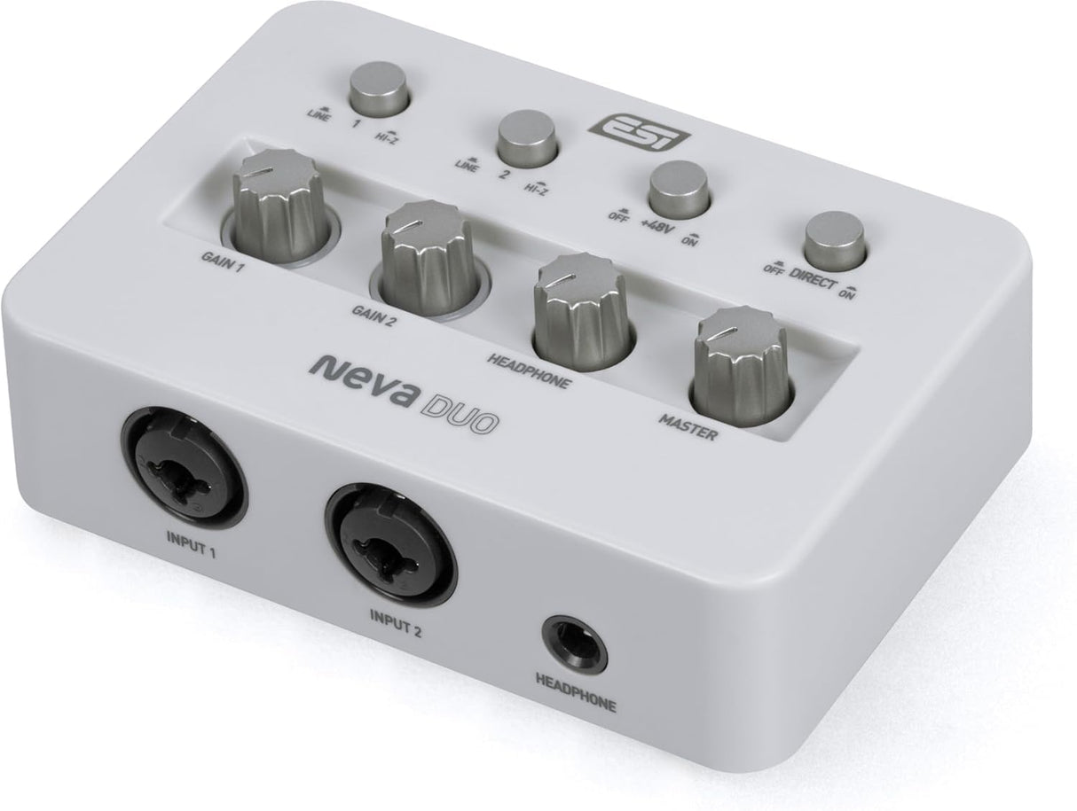 ESI Neva Duo | Interface de audio USB para guitarra y micrófono de 24 bits/192 kHz