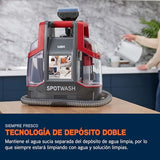 Limpiador de tapicerias quitamanchas Vax SpotWash y para alfombras y tapicerías con succión potente, secado rápido limpieza profunda diaria para escaleras, sofás, coches y suelos duros
