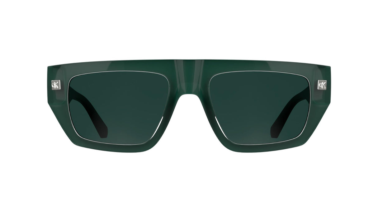 CALVIN KLEIN JEANS CKJ25619S Sunglasses, Green, Talla única Unisex Adulto