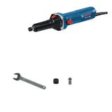 Bosch Professional amoladora recta con cable GGS 30 LS (potencia de 750 W, hasta 33 000 rpm, incl. 1 atornillador, 1 pinza de sujeción 6 mm con tuerca de unión)