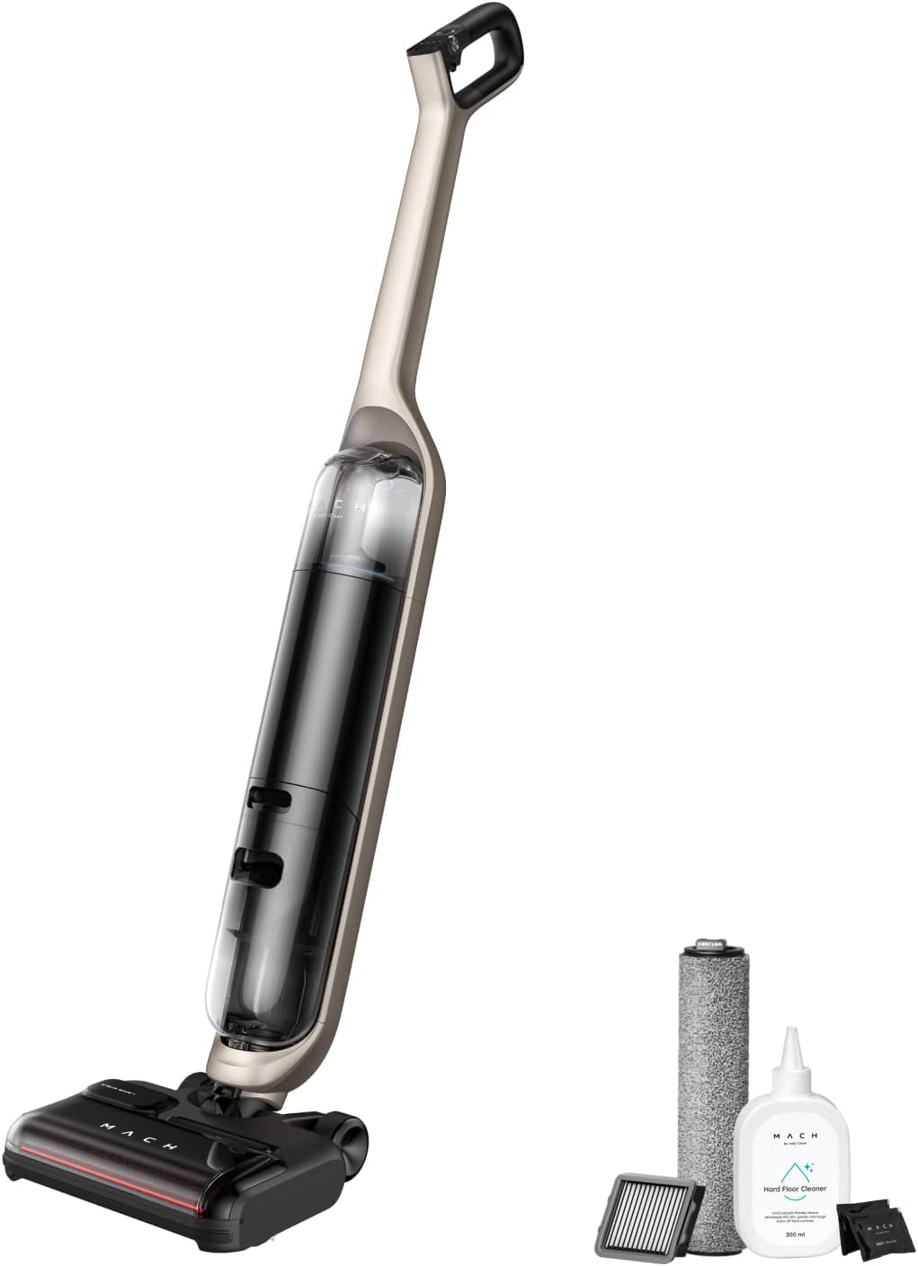 eufy MACH,MACH V1 Ultra,aspirador escoba sin cables con mopa a vapor,SteamWave™ sin cables,Always-Clean Mop™,Triple de autolimpieza, Eco-Clean Ozone, mezcla con válvula Tesla