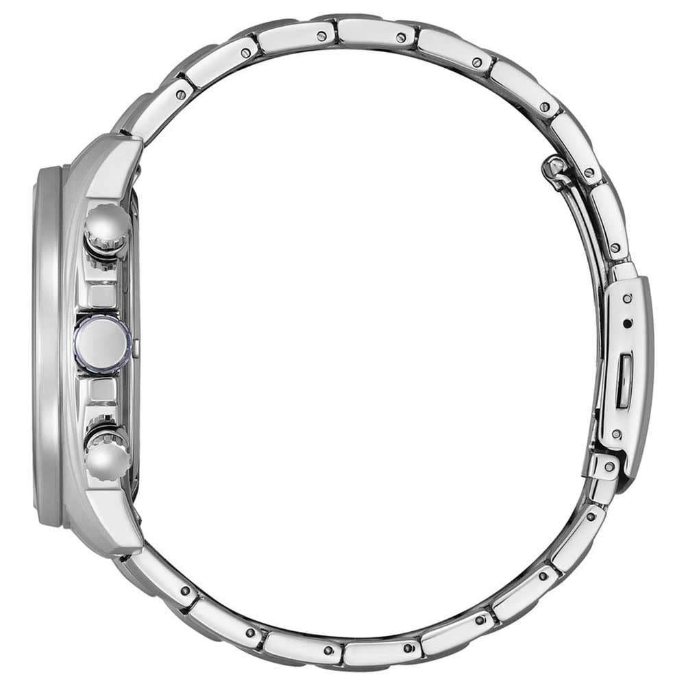 Citizen Reloj Cronógrafo para Hombres de Cuarzo japonés con Correa en Acero Inoxidable CA4561-89E